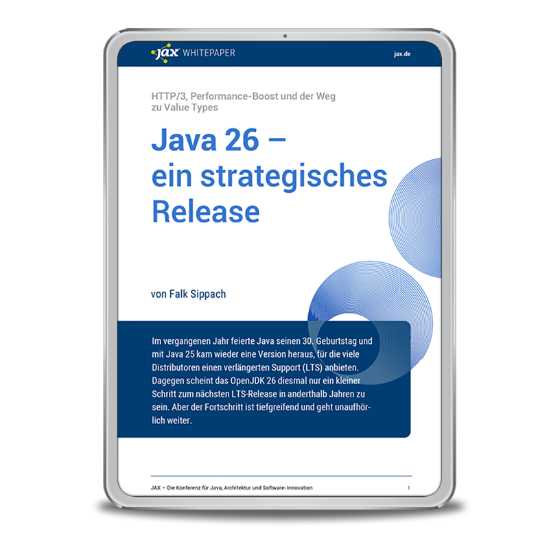 Whitepaper: Java 26: Ein strategisches Release